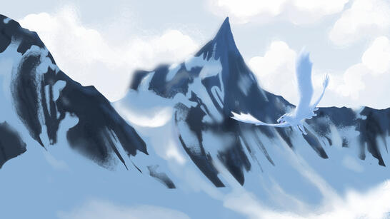 Icewing Mountains (WoF Fanart)